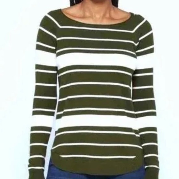 Pink Clover Valencia Curved Hem Long Sleeve Sweater Womens Medium New - Picture 1 of 5